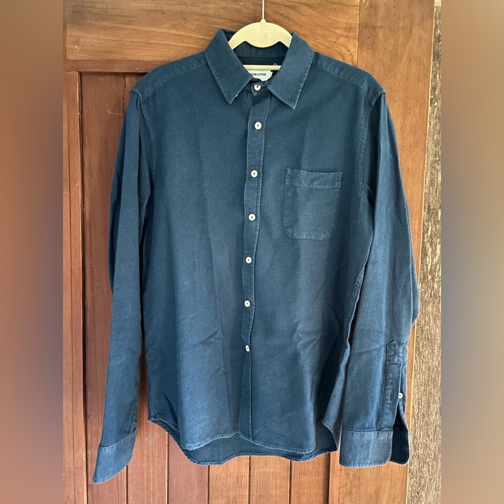 Taylor Stitch Men's Blue Shirt